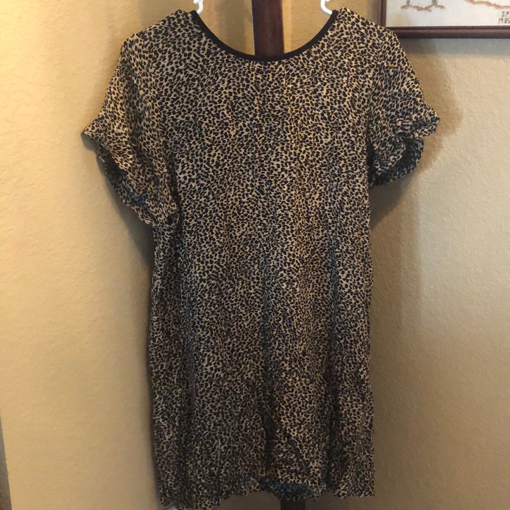 Cheetah Print Shift Dress!